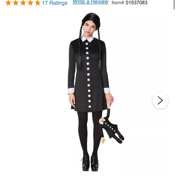 Wednesday Addams Halloween Costume - Picture 1 of 1